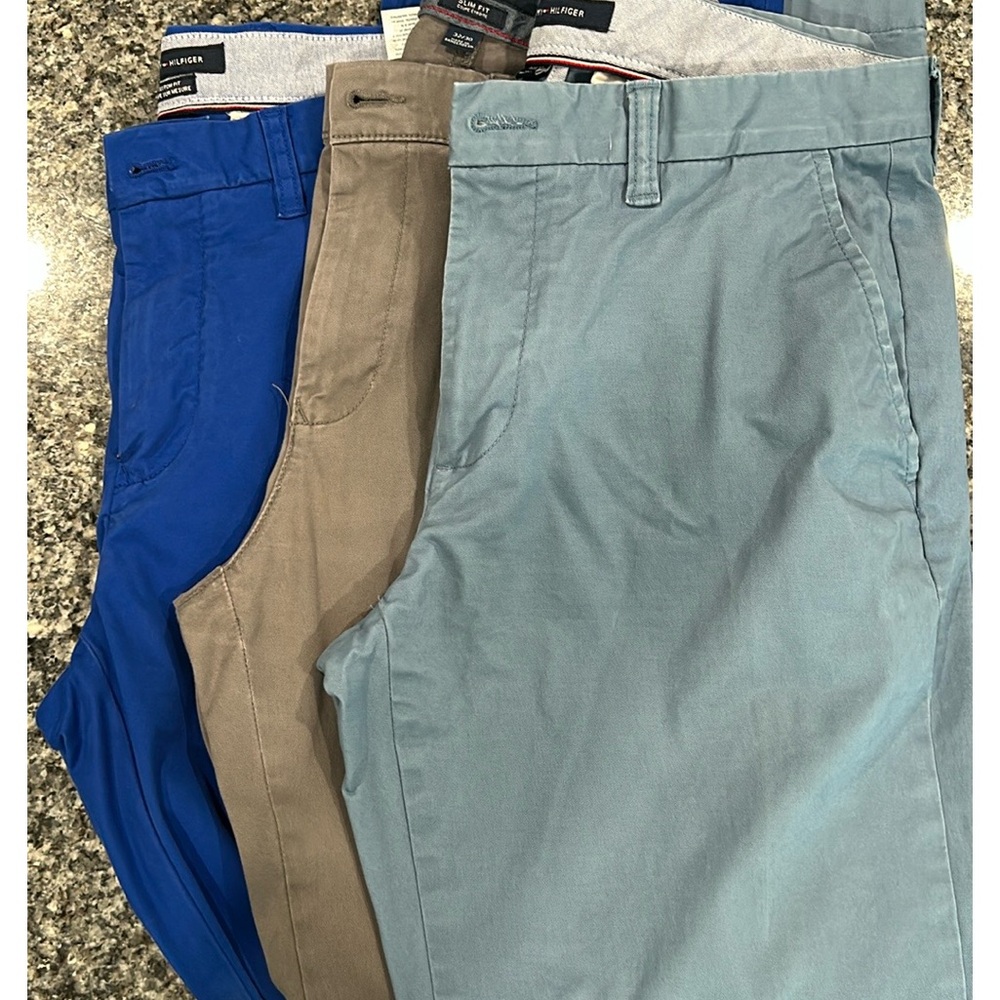 Men’s khakis by Tommy Hilfiger 32W 30L slim fit